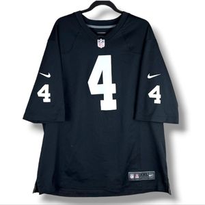Nike Las Vegas Oakland Raiders Derek Carr #4 NFL Black On Field Football Jersey